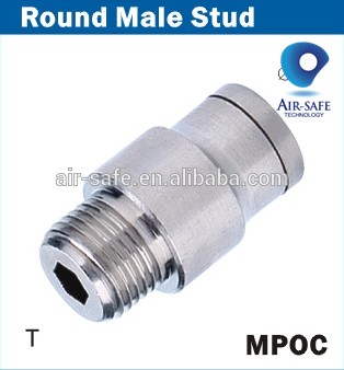 Air-Fluid Pneumatic Metal Push in Fittings